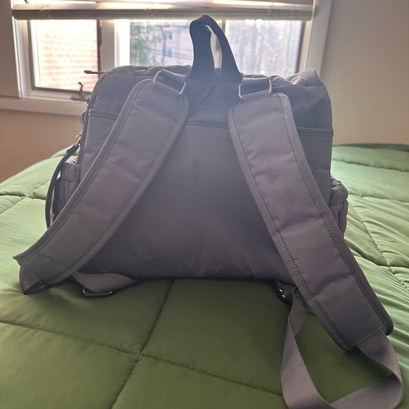 Happ Brand Backpack/ Diaper Bag Blue - Picture 3 of 3